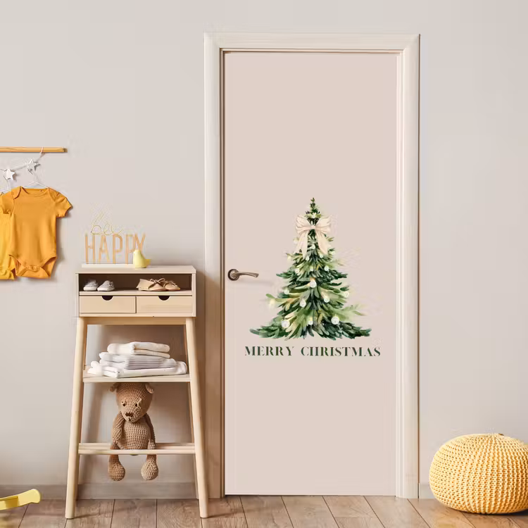 Deursticker - Kerst - Kerstboom - Tekst — 6