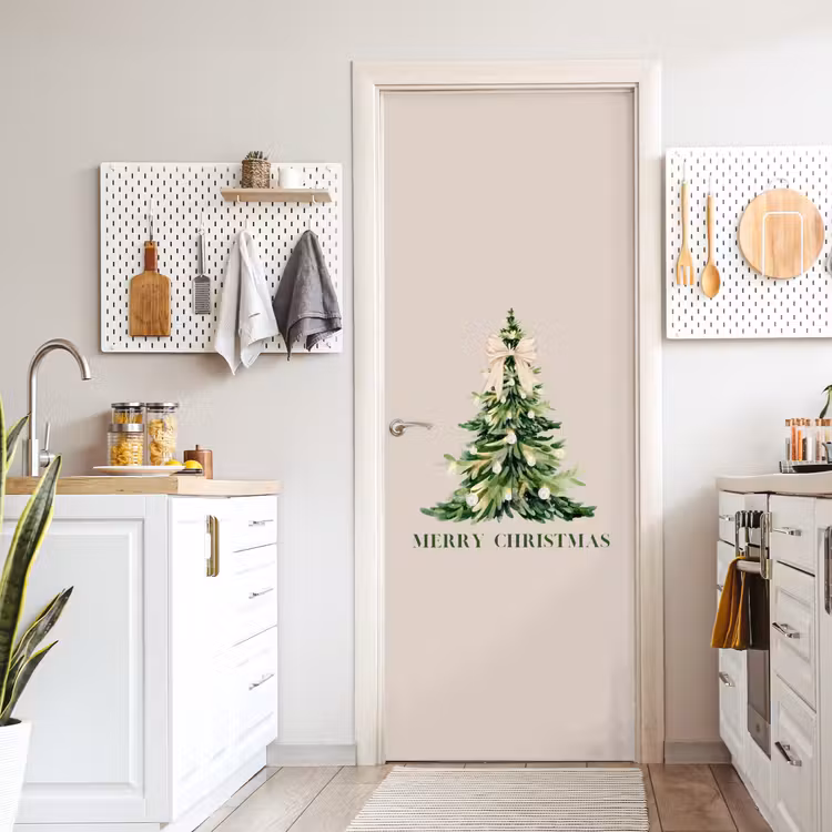 Deursticker - Kerst - Kerstboom - Tekst — 7