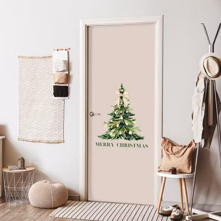 Deursticker - Kerst - Kerstboom - Tekst — 8