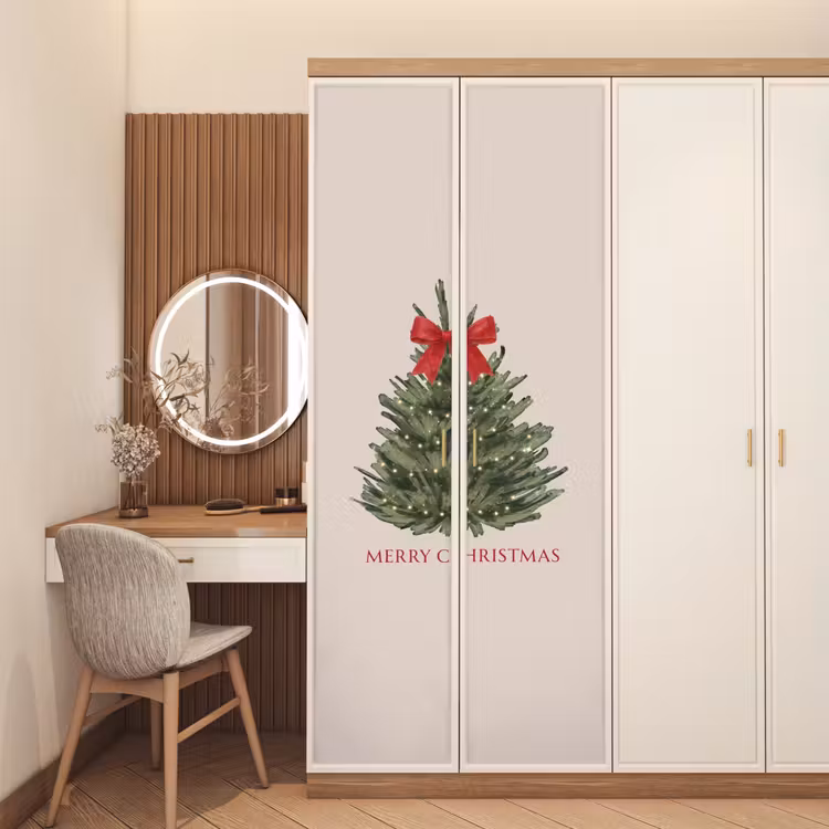 Deursticker - Tekst - Kerst - Kerstboom — 5