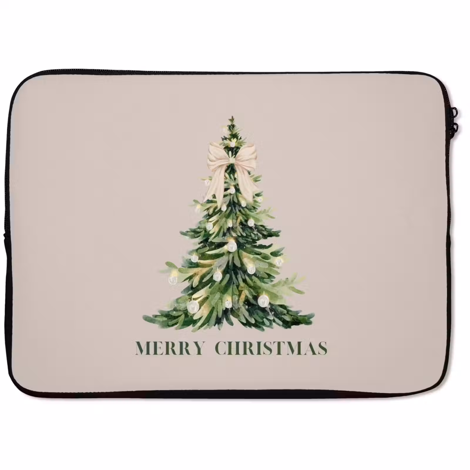 Laptophoes Kerst - Kerstboom - Tekst — 1