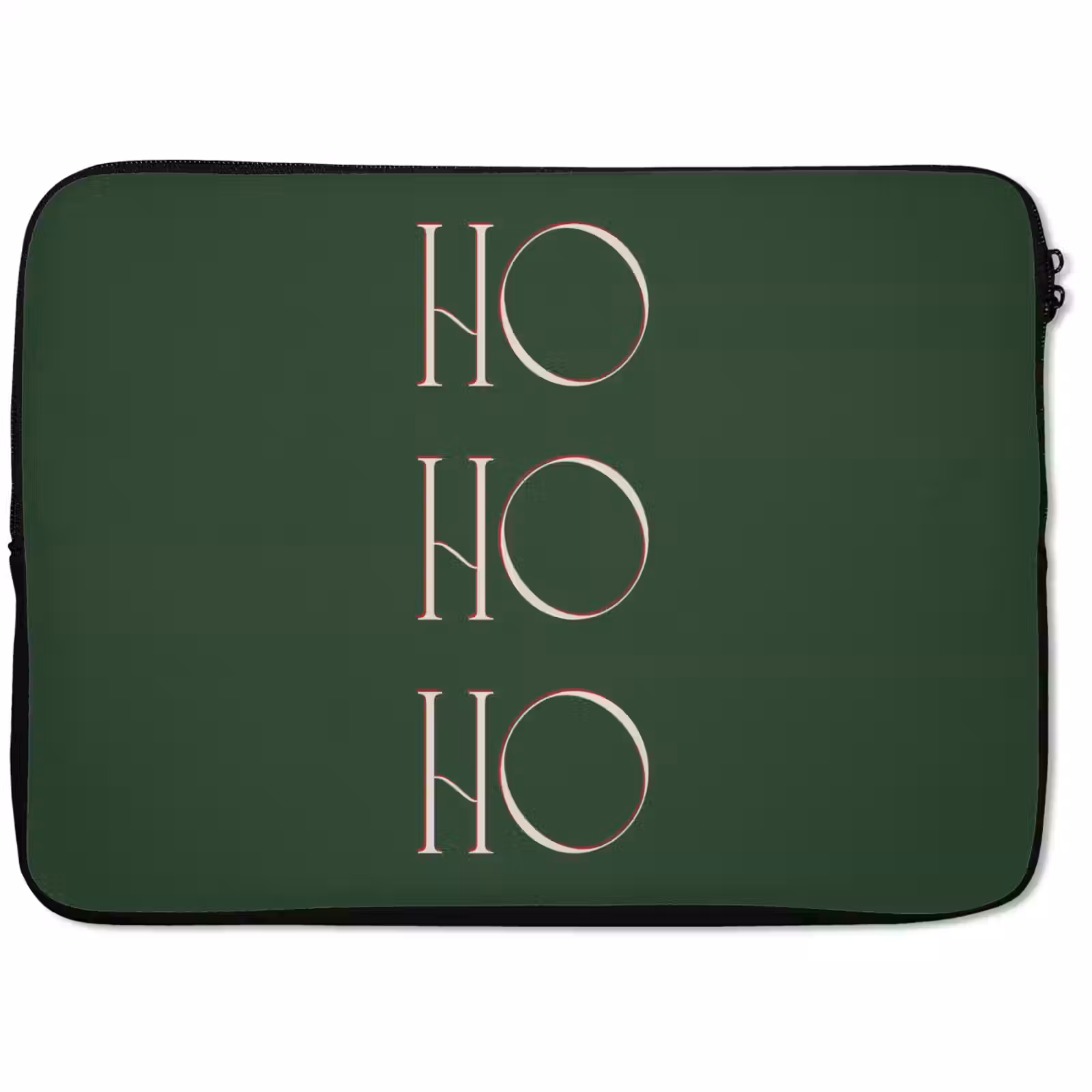 Laptophoes Tekst - Kerst - Modern - Groen — 1