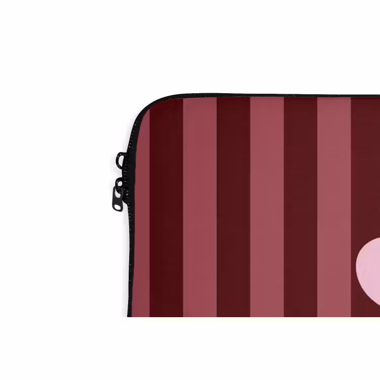 Laptophoes Joy - Kerst - Tekst - Roze — 5
