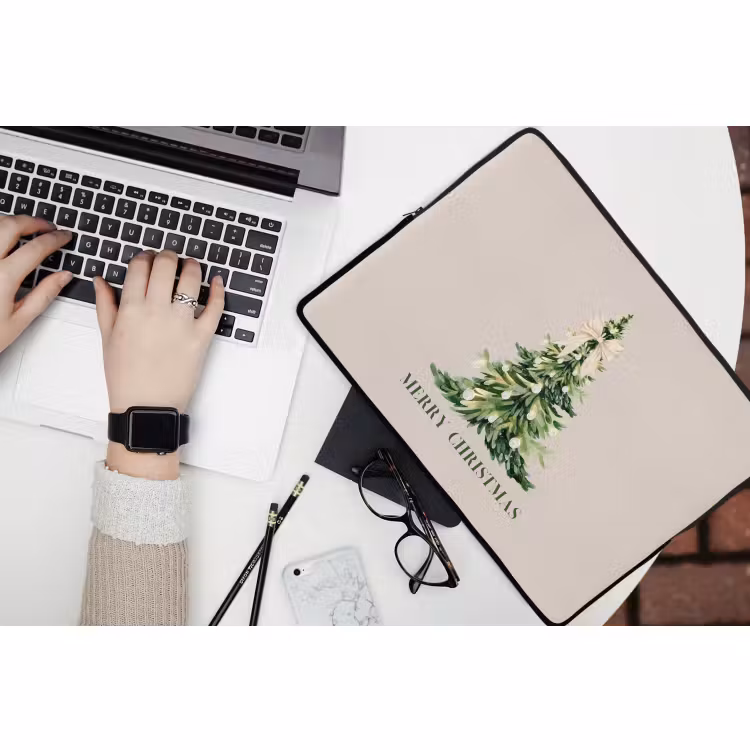 Laptophoes Kerst - Kerstboom - Tekst — 3