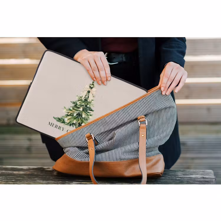 Laptophoes Kerst - Kerstboom - Tekst — 4