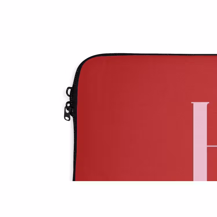 Laptophoes Kerst - Roze - Rood - Tekst — 5