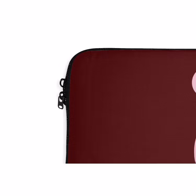 Laptophoes Kerst - Snoep - Tekst - Roze — 5