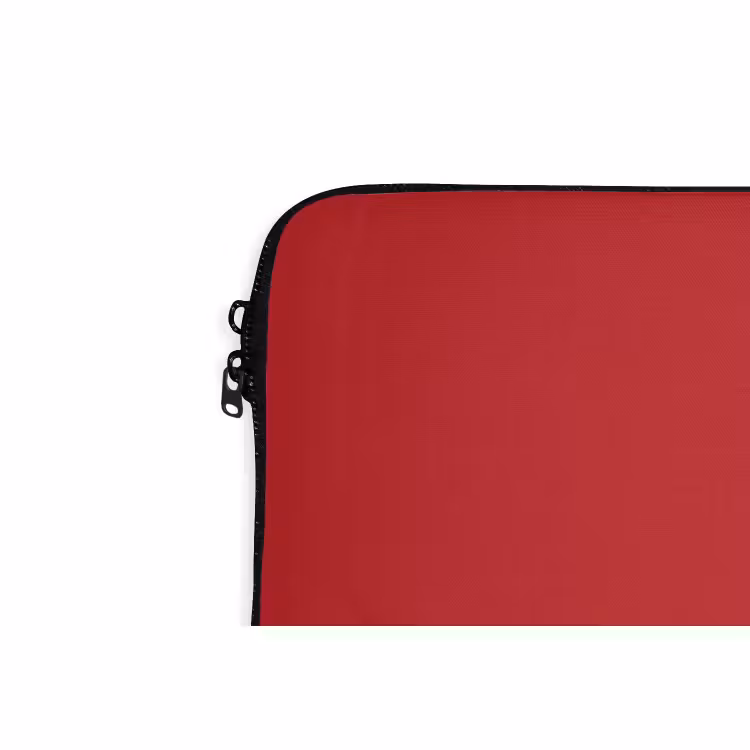 Laptophoes Kerst - Tekst - illustratie - Rood — 5