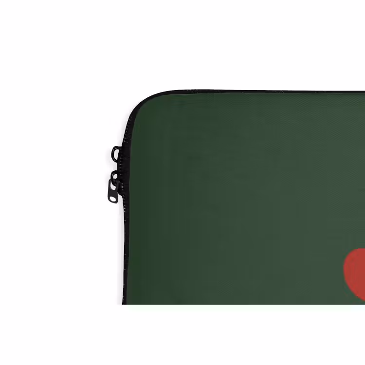 Laptophoes Tekst - Kerst - Rood — 5
