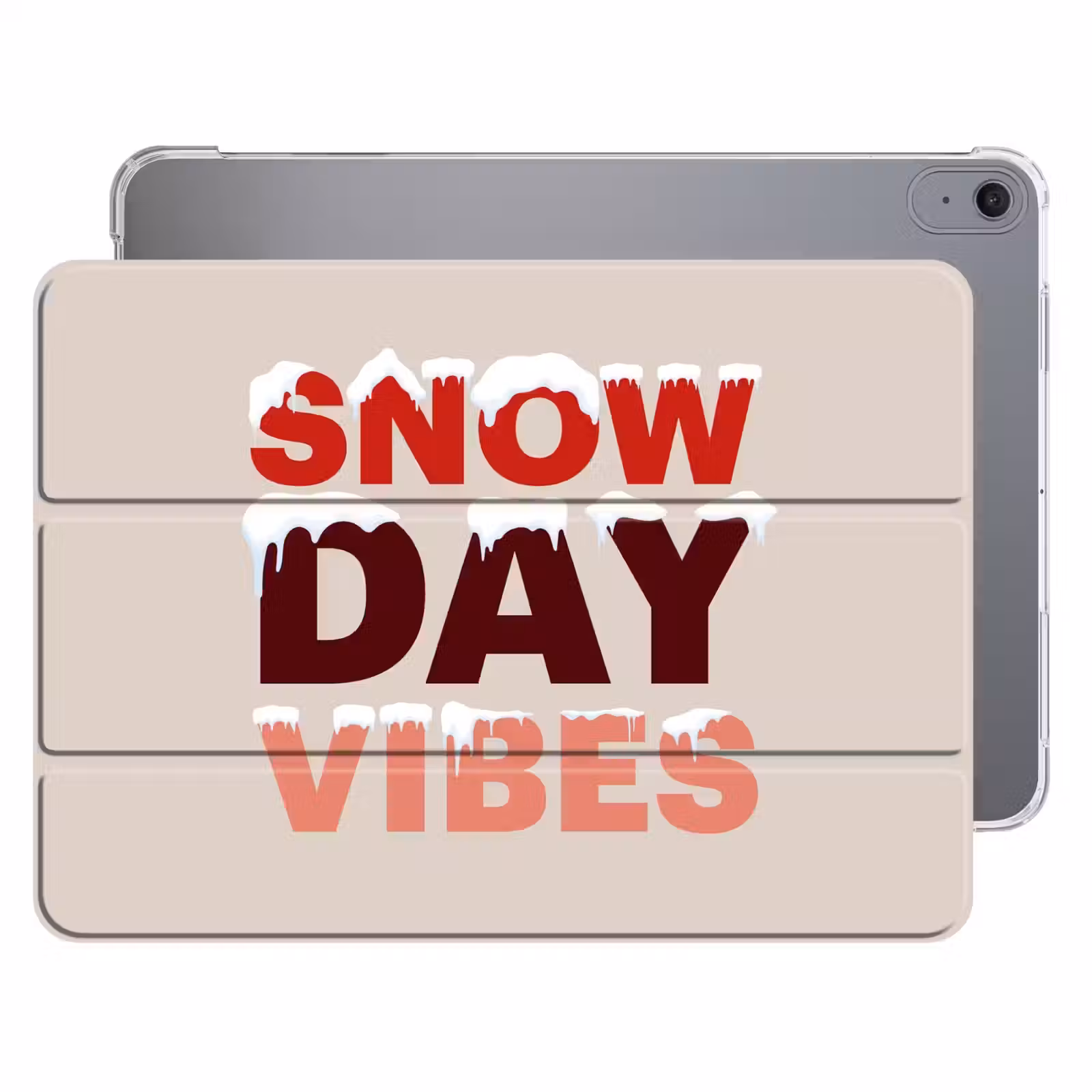 Sneeuw - Kerst - Tekst - Rood — 1