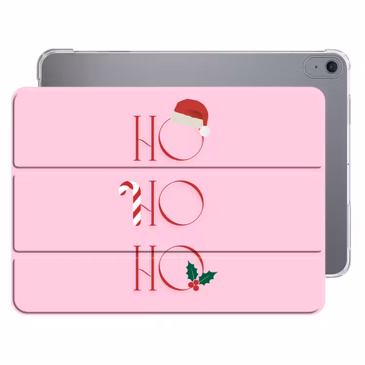 Kerst - Tekst - Roze - Illustratie — 1