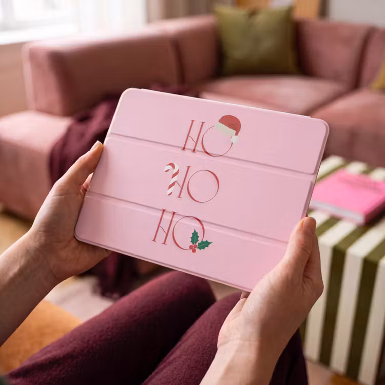 Kerst - Tekst - Roze - Illustratie — 4