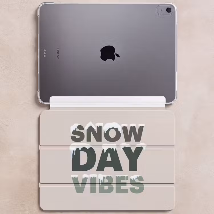 Sneeuw - Tekst - Kerst - Beige — 6