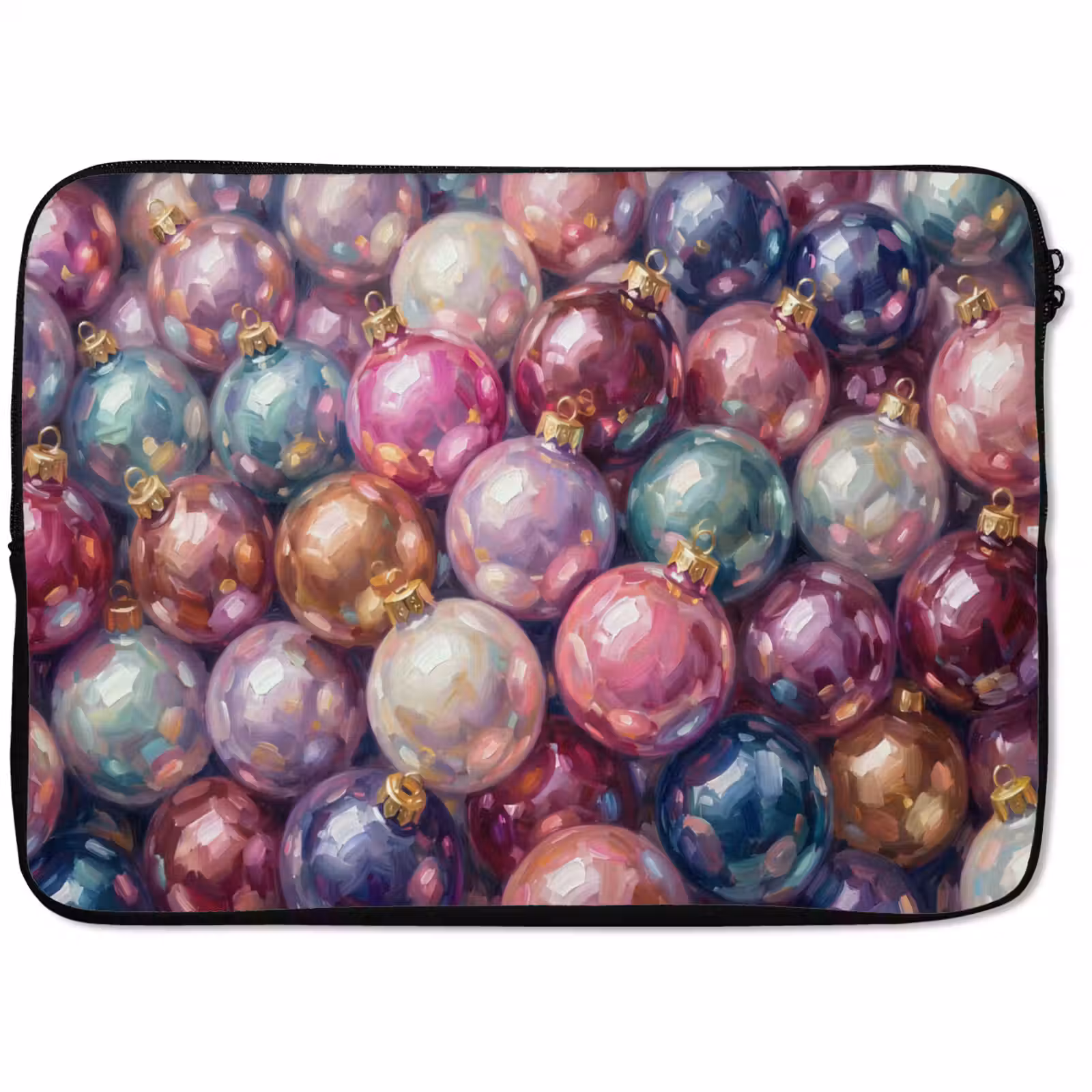 Laptophoes Kerstdecoratie - Kleurrijk - Feest — 1