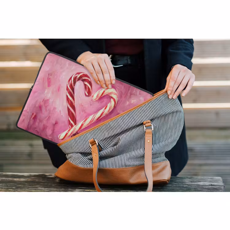 Laptophoes Snoep - Hart - Roze — 4