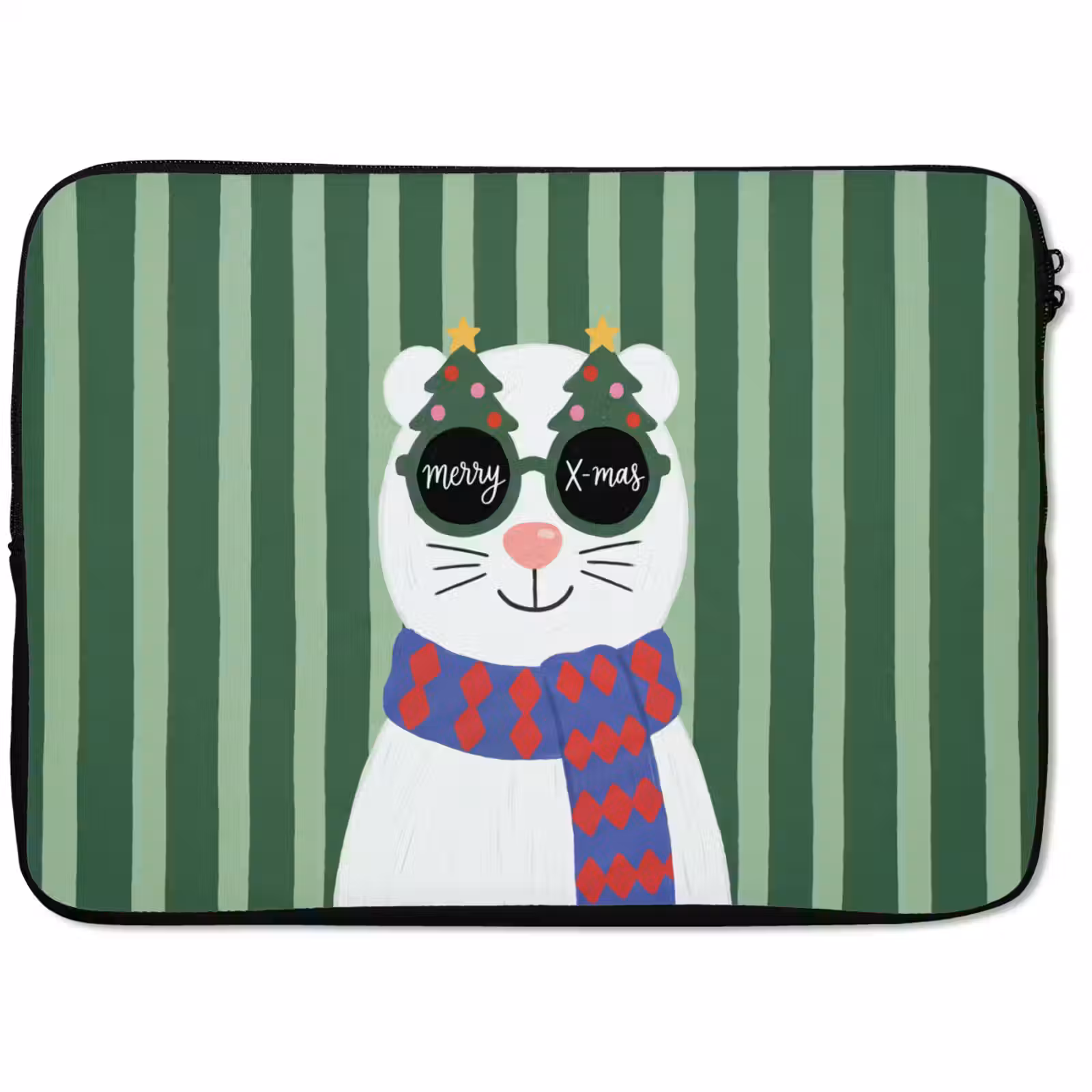 Laptophoes Dier - Winter - Cartoon — 1