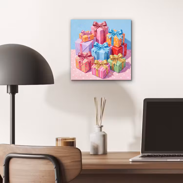 Aluminium schilderij - Geschenken - Feest - Kleurrijk — 6