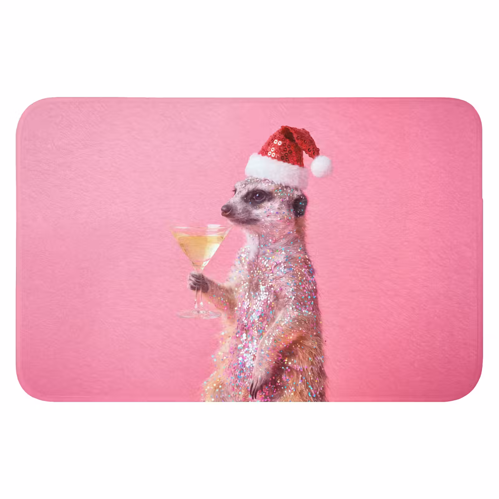 Badmat - Dieren - Glitter - Feest — 1