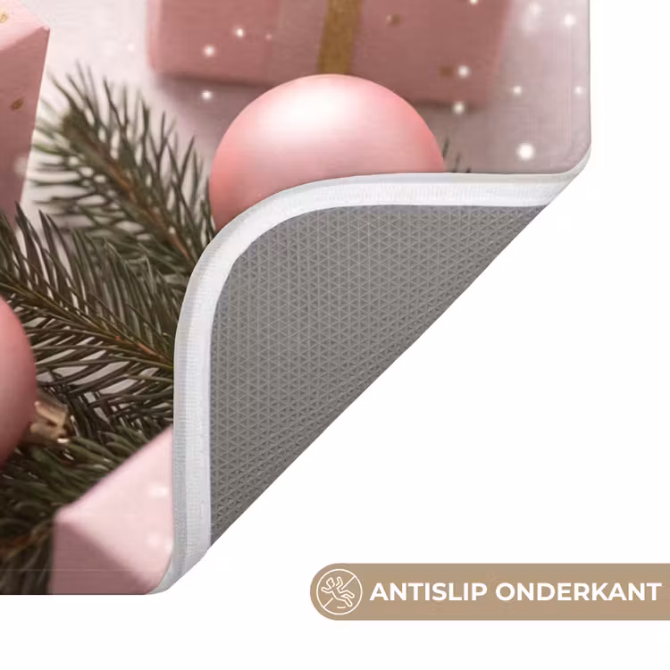 Badmat - Cadeau - Kerst - Roze — 3