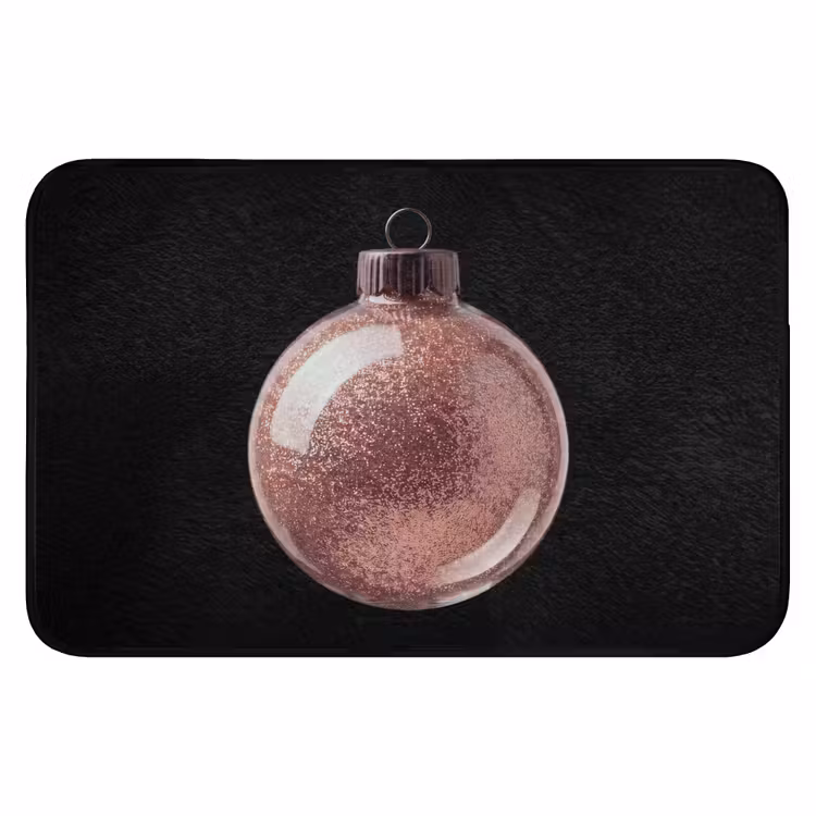 Badmat - Kerstbal - Roségoud - Kerst — 1