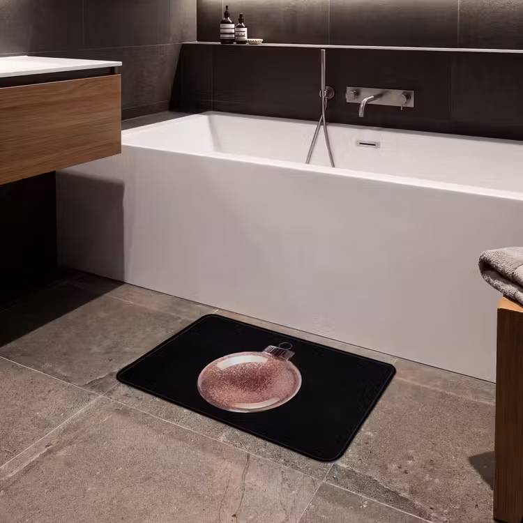 Badmat - Kerstbal - Roségoud - Kerst — 4