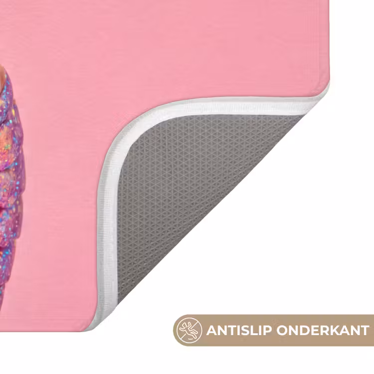 Badmat - Kreeft - Kerst - Roze — 3