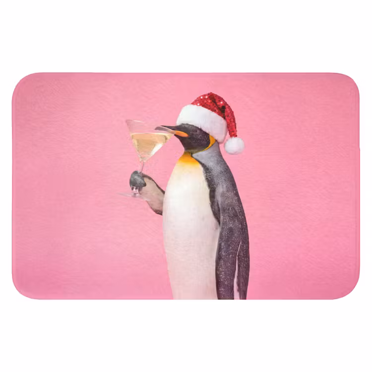 Badmat - Pinguïn - Kerst - Feest — 1
