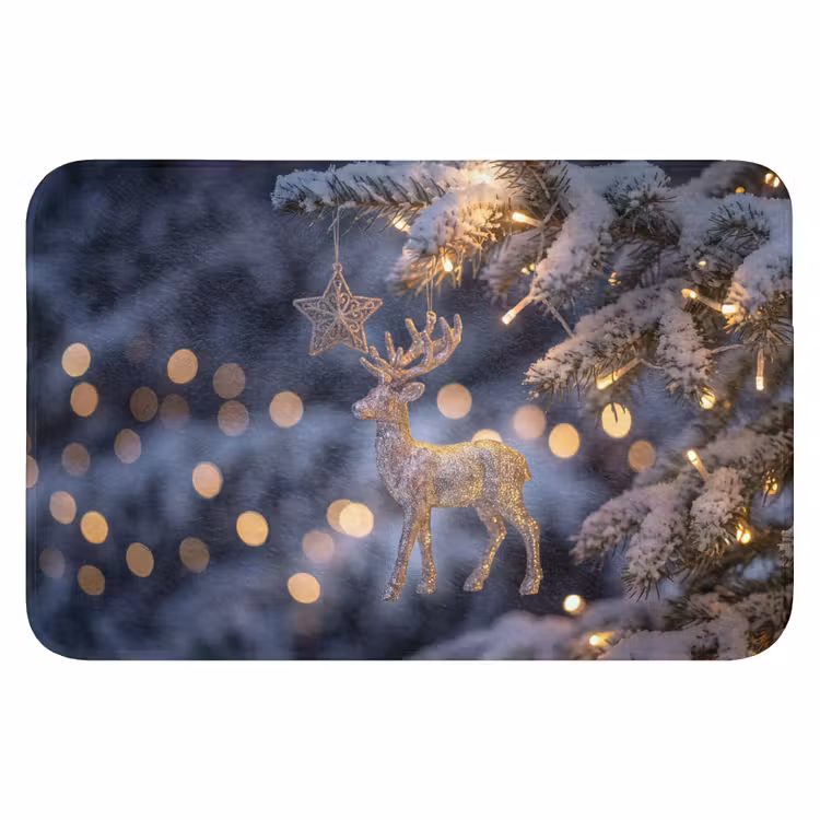Badmat - Rendier - Kerst - Sneeuw — 1