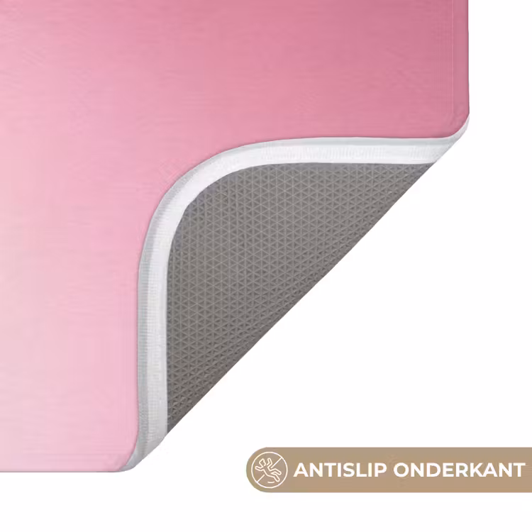 Badmat - Zuurstok - Glinsterend - Roze — 3