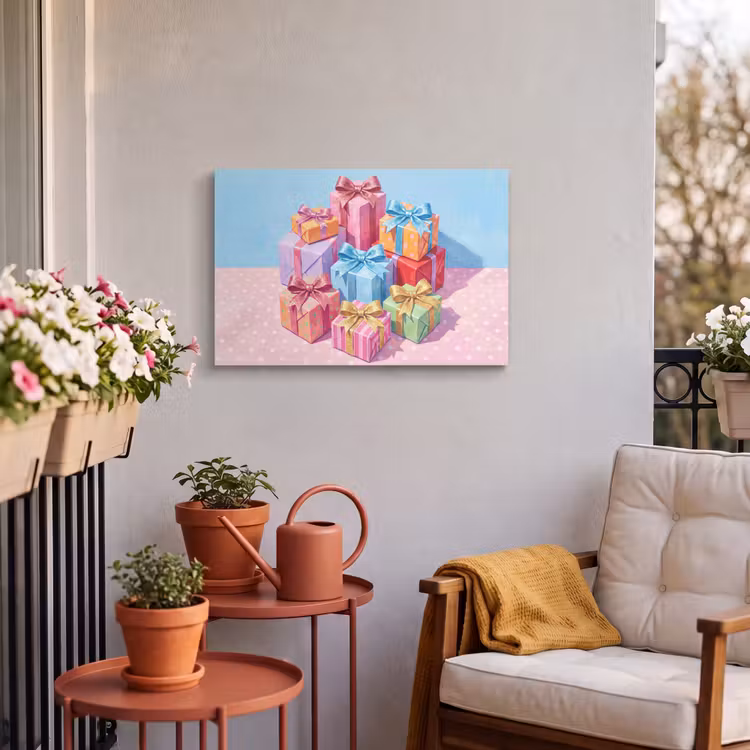 Buiten canvas - Geschenken - Feest - Kleurrijk — 3