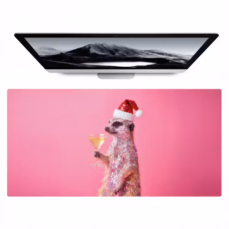 Bureau onderlegger - Dieren - Glitter - Feest — 1
