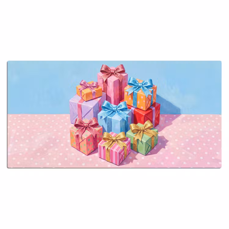 Bureau onderlegger - Geschenken - Feest - Kleurrijk — 2