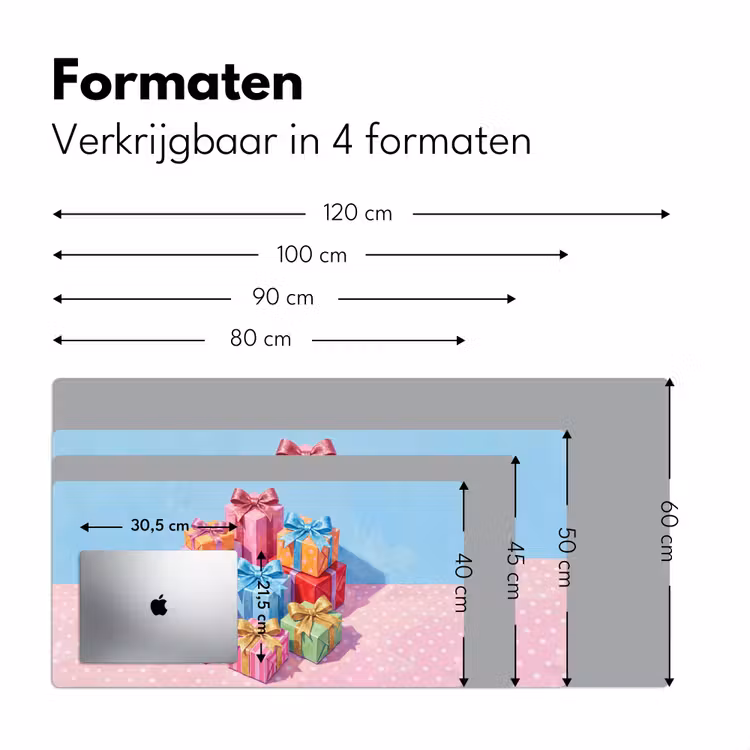 Bureau onderlegger - Geschenken - Feest - Kleurrijk — 8