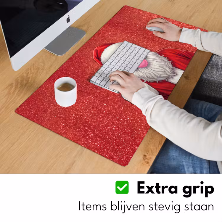 Bureau onderlegger - Kerstman - Zonnebril - Kerst — 6