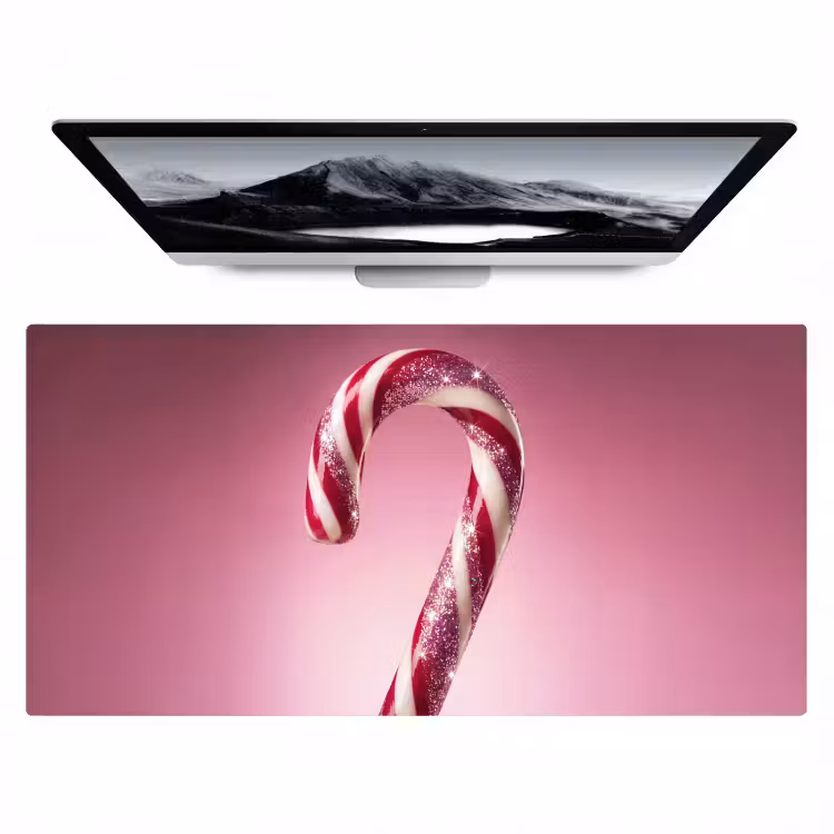 Bureau onderlegger - Zuurstok - Glinsterend - Roze — 1