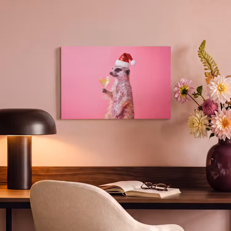 Canvas schilderij - Dieren - Glitter - Feest — 3