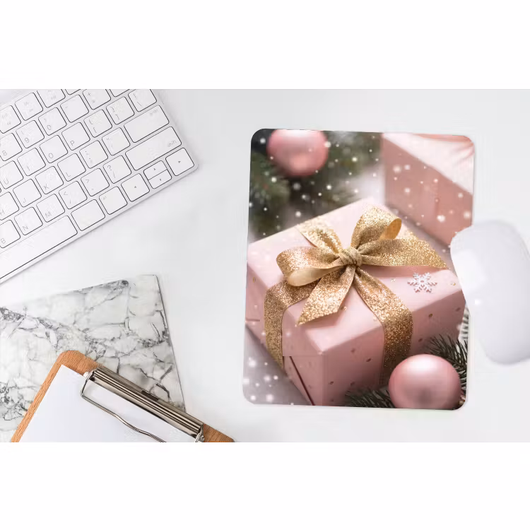 Muismat - Cadeau - Kerst - Roze — 4