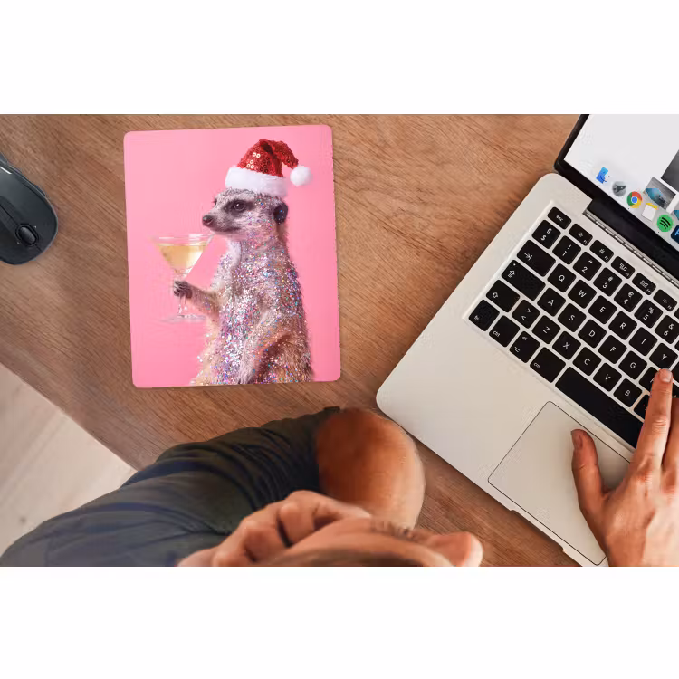 Muismat - Dieren - Glitter - Feest — 2