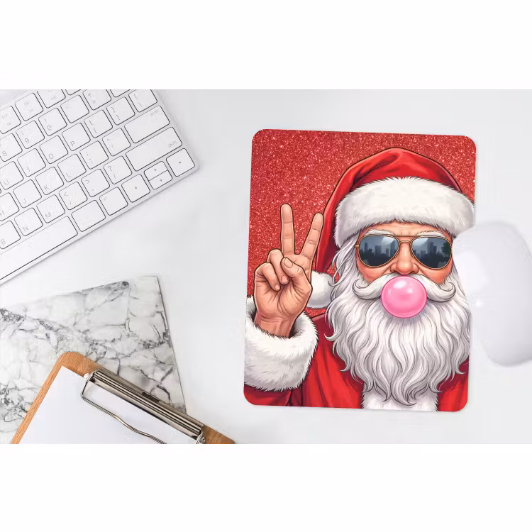 Muismat - Kerstman - Zonnebril - Kerst — 4