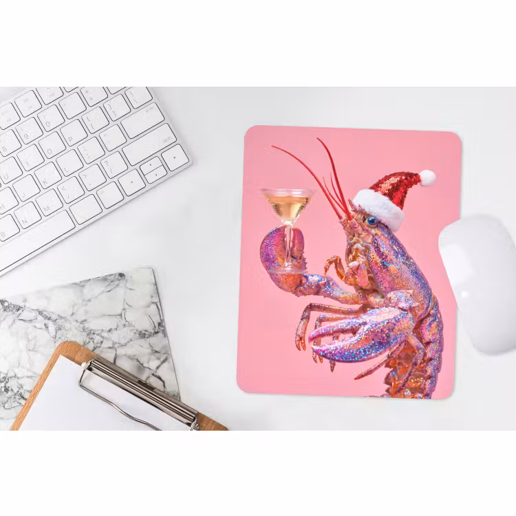 Muismat - Kreeft - Kerst - Roze — 4
