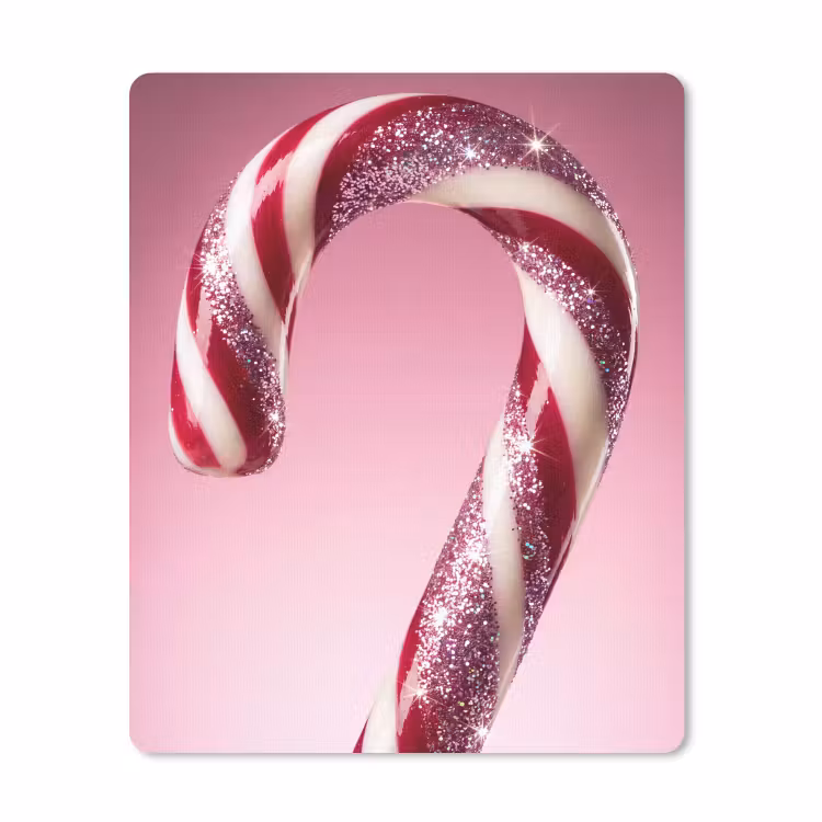 Muismat - Zuurstok - Glinsterend - Roze — 1