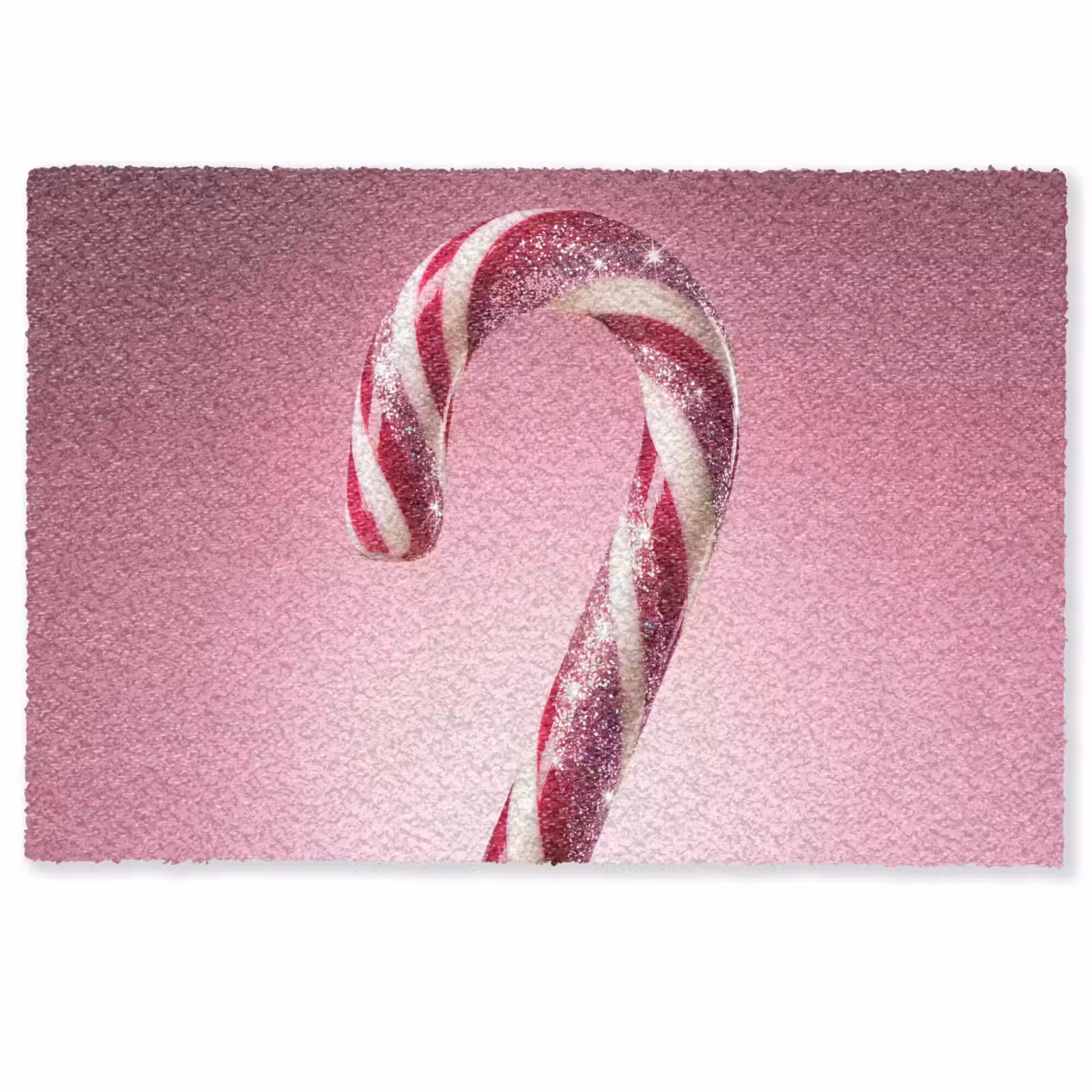 Deurmat - Zuurstok - Glinsterend - Roze — 1