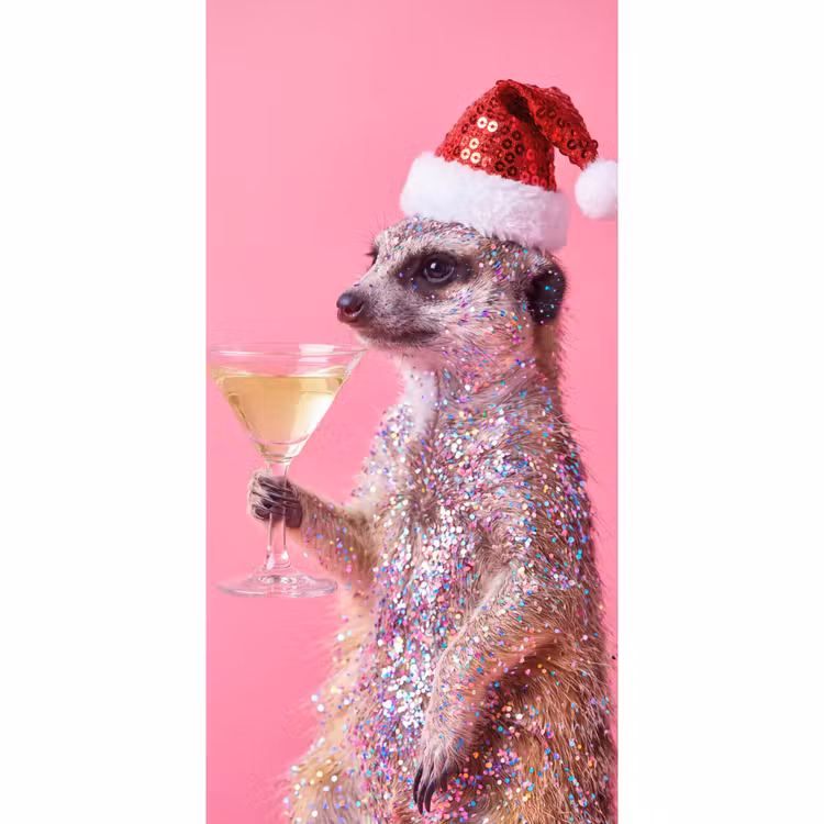 Behang - Dieren - Glitter - Feest — 2