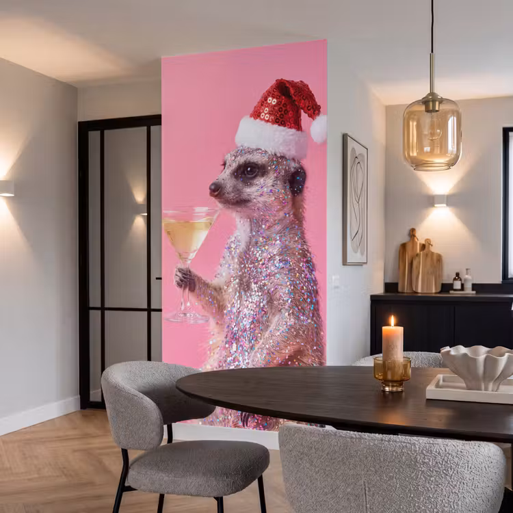 Behang - Dieren - Glitter - Feest — 5