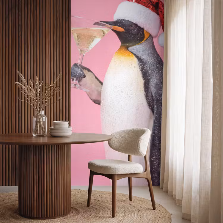 Behang - Pinguïn - Kerst - Feest — 4