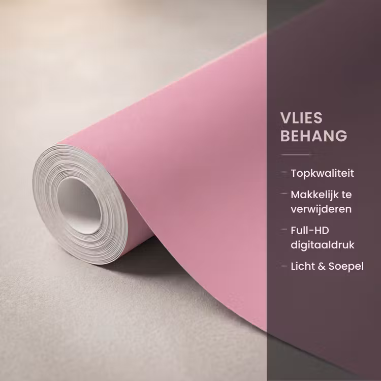 Behang - Roze strik - Glitter — 3