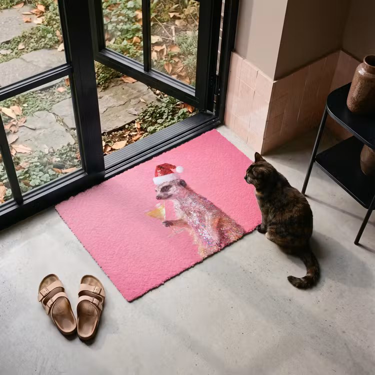 Deurmat - Dieren - Glitter - Feest — 2