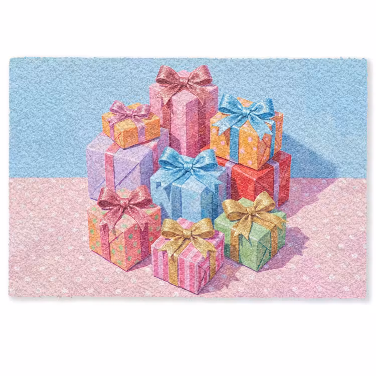 Deurmat - Geschenken - Feest - Kleurrijk — 1