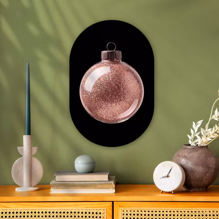 Muurovaal - Kerstbal - Roségoud - Kerst — 2