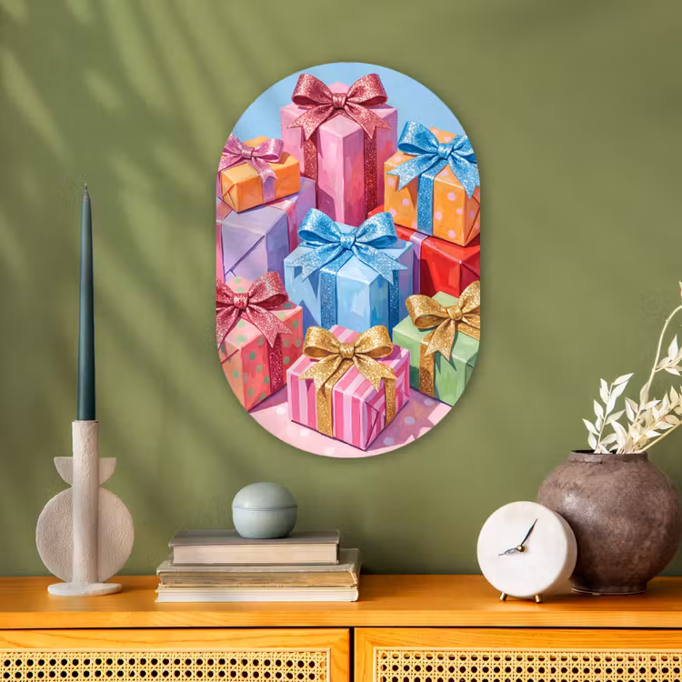 Muurovaal - Geschenken - Feest - Kleurrijk — 2
